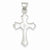 Sterling Silver CZ Cross Pendant, Gorgeous Pendants for Necklace