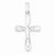 Sterling Silver Polished Crucifix pendant, Dazzling Pendants for Necklace