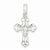 Sterling Silver Polished Crucifix pendant, Stylish Pendants for Necklace
