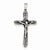 Sterling Silver Crucifix Antiqued Cross Pendant, Pendants for Necklace
