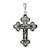 Antiqued Crucifix Charm in Sterling Silver