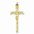 Sterling Silver Vermeil Crucifix Pendant, Pendants for Necklace