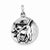 Sterling Silver Polished Antique Finish Sagittarius Horoscope Pendant, Pendants for Necklace