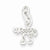 Sterling Silver Textured Chai Pendant, Pendants for Necklace