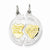 Sterling Silver & Gold Plated Polished Mizpah 2-piece Pendant, Pendants for Necklace