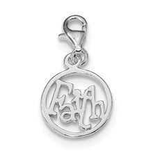 Sterling Silver Faith Circle Charm hide-image