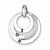 Sterling Silver I Love You Pendant, Pendants for Necklace