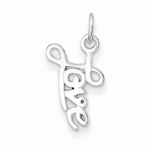 Sterling Silver Love pendant, Alluring Pendants for Necklace