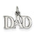 Sterling Silver Dad Charm hide-image