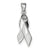 Sterling Silver Cancer Awareness Ribbon Charm hide-image