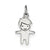 Sterling Silver Enameled Boy Charm hide-image