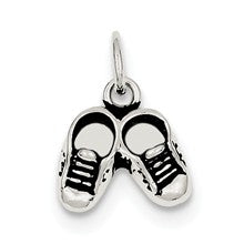 Sterling Silver Antiqued Childs Shoe Charm hide-image
