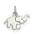 Sterling Silver Enameled Elephant Charm hide-image