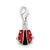 Sterling Silver Enameled Lady Bug Charm hide-image