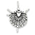 Sterling Silver Antiqued Ballerina Charm hide-image