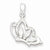 Sterling Silver CZ Butterfly pendant, Fine Pendants for Necklace