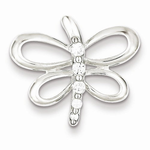 Sterling Silver CZ Dragonfly pendant, Lovely Pendants for Necklace