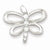 Sterling Silver CZ Dragonfly pendant, Lovely Pendants for Necklace
