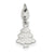 Sterling Silver Polished Christmas Tree Charm hide-image