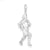 Sterling Silver Runner pendant, Pretty Pendants for Necklace