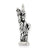 Sterling Silver Antiqued Statue of Liberty Charm hide-image