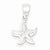 Sterling Silver Textured Star Fish Pendant, Pendants for Necklace