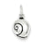 Sterling Silver Antiqued Seashell Charm hide-image