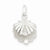 Sterling Silver Seashell with Synthetic Pearl Pendant, Pendants for Necklace