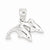 Sterling Silver Polished Dolphin pendant, Exquisite Pendants for Necklace