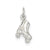 Roller Skate Charm in Sterling Silver
