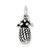 Sterling Silver Antiqued Pineapple Charm hide-image