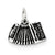 Sterling Silver Antiqued Accordion Charm hide-image