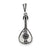 Sterling Silver Antiqued Mandolin Charm hide-image