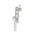 Trombone Charm in Sterling Silver