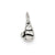 Antiqued Boxing Glove Charm in Sterling Silver