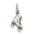 Sterling Silver Antiqued Roller-skate Charm hide-image