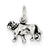 Sterling Silver Antiqued Dog Charm hide-image