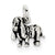 Sterling Silver Antiqued Basset Hound Charm hide-image