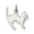 Sterling Silver Cat Charm hide-image