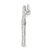 Flute Charm in Sterling Silver