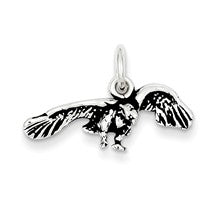 Sterling Silver Antiqued Eagle Charm hide-image