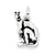 Sterling Silver Antiqued Kangaroo Charm hide-image