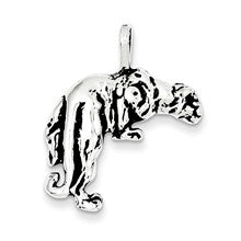 Sterling Silver Antiqued Panther Charm hide-image