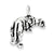 Sterling Silver Antiqued Panther Charm hide-image