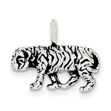 Sterling Silver Antiqued Tiger Charm hide-image