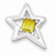 Sterling Silver Polished Star Citrine Pendant, Pendants for Necklace