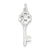 Sterling Silver CZ Key Pendant, Gorgeous Pendants for Necklace
