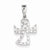 Sterling Silver CZ Angel pendant, Classy Pendants for Necklace