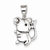 Sterling Silver Mouse Pendant, Pendants for Necklace