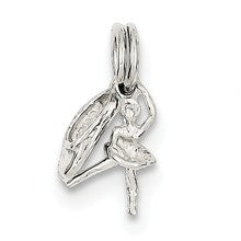Sterling Silver Ballerina with Shoe Charm hide-image